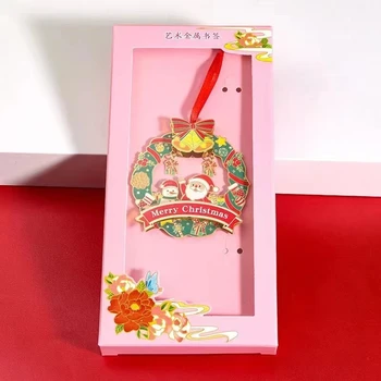 0,6 mm Verske Kovinski Zaznamki DIY Kovinski Cvetnih Listov Zaznamek Kovinskih Božični Japonski Anime Zaznamki