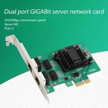 82571 Gigabit PCIe1X Strežnik Omrežna Kartica PCIEx1, da RJ45 Omrežna Vrata Usmerjanje Zgrajena v Žično Omrežno Kartico za Intel