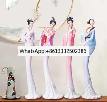 Neoklasični Kitajski Dama Znak Smolo Ustvarjalne Okraski Domače Obrti Dom Dekoracija dodatna Oprema Kipi, za Dekoracijo,