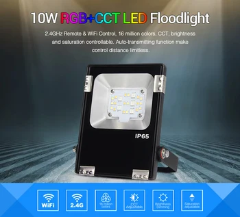 Miboxer FUTT05 AC100~240V 10W RGB+SCT focos LED Poplav svetlobe FUTT06 DC24V Nepremočljiva refletor Zunanja Razsvetljava Vrtne Luči