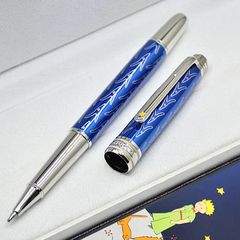 Posebna Izdaja Petit Prince 163 Temno Modra Rollerball Pero MB Kemični Svinčnik Pisarna Šola Pisanje Nalivno Pero, S Serijsko Številko