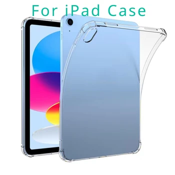 Pregledna Za iPad Mini 6 Primeru, Motnega Prstnih Odporne Ultra Tanek PC Hard Case Preprost Za iPad 10. 9. 8. 10.2 Zraka 5 4