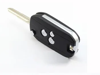 5PCS Prazno spremenjen flip zložljiva daljinski ključ lupini za Hyundai Rohens Coupe 3 Gumbi, FOB Avto Ključ Primeru