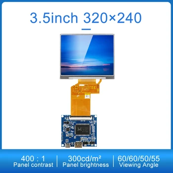 3.5 palčni 320(RGB)×240 54 Zatiči tft lcd Panel z HDMI Control desk LQ035NC111 Za igralne konzole
