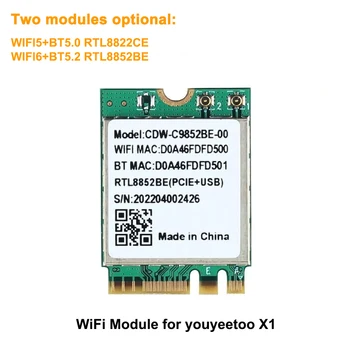 youyeetoo WIFI 5 / WIFI 6 Modul za youyeetoo X1 - N5105 x86, Windows, Linux En potovalni Računalnik