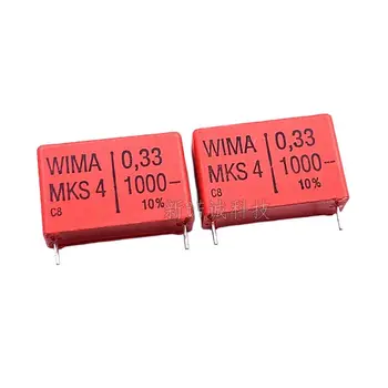 10PCS/Weimarski Kondenzator WIMA 1000V 334 0,33 UF 1000V 330nF MKS4 Stopala Razdalja 27.5