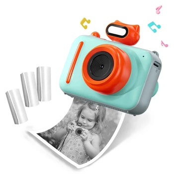 1Set Otroci Fotoaparat Instant Print Prenosna Kamera Igrača Za Otroke S 3 Tiskalnik Dokumentov