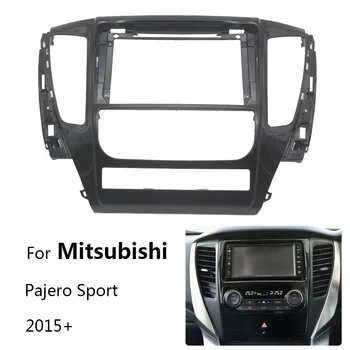 2 Din Avtoradio Nadzorni Plošči Fascijo Za Mitsubishi Pajero Sport 2015+ Auto Stereo Armaturna Plošča Vgradna Sredinski Konzoli, Imetnik
