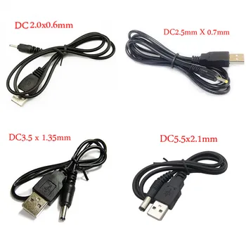 10pcs USB na DC2.0x0.6 mm DC2.5x0.7mm DC3.5x1.35mm DC5.5x2.1 mm Napajalni Kabel Za Mobilne naprave,usmerjevalniki,USB osvetlitev,USB navijači,radiatorji,itd.
