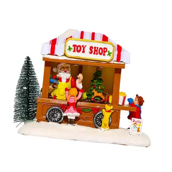 Božični Okraski 17x11x15cm Smolo Miniature Hiša Mini Počitniška Hiša Dekoracijo Božični Figurice za Spalnico Stranka Urad