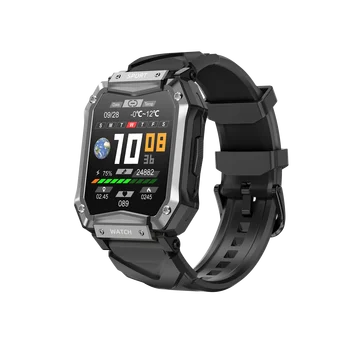 Pametno Gledati Za Moške Bluetooth Klic Srčni utrip Spanja Spremljanje Fitnes Glasovni Pomočnik IP67 Nepremočljiva Prostem Šport Smartwatch
