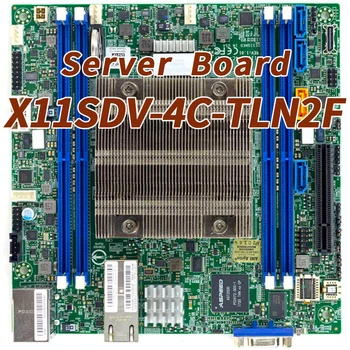 X11SDV-4C-TLN2F Za Supermicro Vgrajeni/veliko Motherboard Xeon Procesor D-2123IT 4 Jedra 8 Niti Dvojno LAN s 10GBase-T