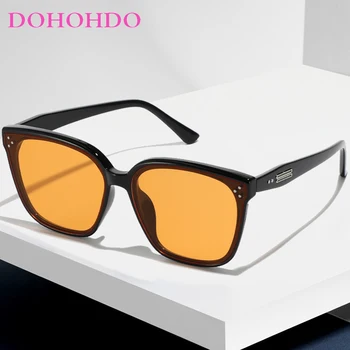 DOHOHDO 2024 Retro Moda Nov Kvadratni sončna Očala Za Ženske, Moške Trendy Vsestranski sončna Očala Classic Vintage UV400 Prostem Odtenki