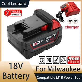 18V Litij-IONSKA Baterija za Milwaukee M18 električno Orodje, Baterije, 8Ah 12Ah Visoke Baterija za Polnjenje Prenosnih Zamenjava