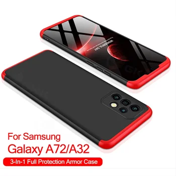 Oklep Plastične Zaščite Ohišje Za Samsung Galaxy A72 A12 A32 Shockproof Mat Težko Za Samsung A72 A12 A32 Kritje Primera