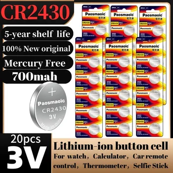 cr2430 CR 2430 DL2430 BL2430 3V Lithium-ion gumb celic Za Gledanje Igrača Kalkulator Avto Tipko Daljinskega upravljalnika gumbaste baterije