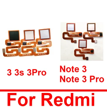 Prstnih Gumb Domov Flex Ploski Kabel Za Xiaomi Redmi 3 3 Opomba 3 Pro Meni Domov Vrnili Flex Kabel Touch Senzor rezervnih Delov
