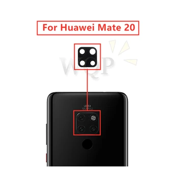 2pcs za Huawei Mate 20 Fotoaparat Objektiv Stekla Nazaj, Kamera Zadaj Steklo Objektiv Zamenjava Popravila, Rezervni Deli z Lepilom