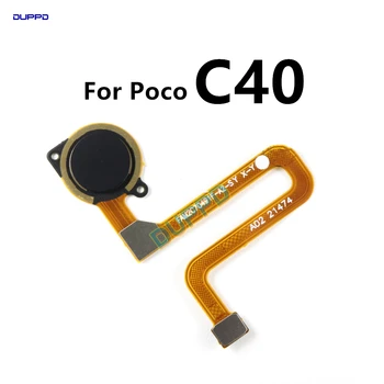 Original Za Xiaomi Redmi 10C Za Poco C40 optični bralnik Prstnih Flex Kabel Dotik ID Senzorja Gumb za Domačo stran Pametni Ključ Popravila Del