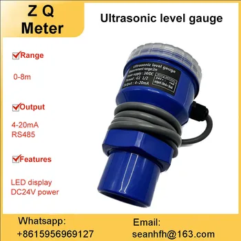 LED ultrazvočni merilnik ravni integrirano split senzor oddajnik 4-20mA nadzor radarski merilnik nivoja vode