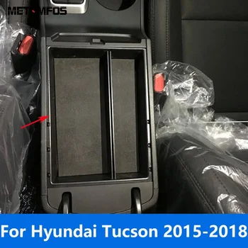 Škatla Za Shranjevanje Pladenj Za Hyundai Tucson 2015 2016 2017 2018 Sredinski Konzoli Armrest Paleto Organizator Posodo Omarico Avto Styling
