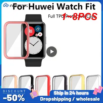 1~8PCS Ukrivljen Mehko Vlaken Zaščitno Steklo Za Gledanje Fit Mini Smartwatch Celoten Zaslon Protektorstvo Film Kritje Dodatki