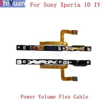 Vklop Izklop Gumb Glasnosti Stikalo za Nadzor Flex Kabel Za Sony Xperia 10 IV Moč Prostornina Strani Gumb za Nadomestne Dele