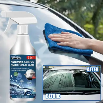 60ml Anti Meglo Spray Za Očala Auto Defogger Glass Cleaner Spray Film Premaz Agent Za Avtomobilske Notranjosti Stekla In Ogledala