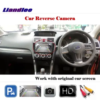 Za Subaru Gozdar 2014-2018 Auto Back Up Kamero Rearview Vzvratno Parkiranje CAM Delo Z Avto Tovarne Zaslona