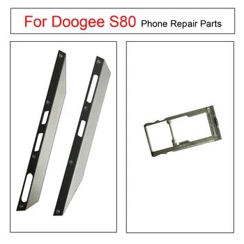 Strani Kovinski Okvir, Reže za Kartico SIM,Za Doogee S80 Prvotno Uporabljen Telefon rezervnih Delov