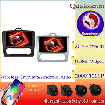 Android 13 Qualcomm Snapdragon Multimedijski Predvajalnik Auto Za Ford Focus Exi NA Mk2 2 3 2004-2011Car Radio, GPS Navigacija Stereo BT