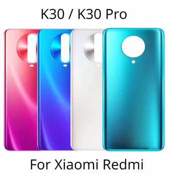 Za Xiaomi Redmi K30 4G 5G Pro Nazaj steklen Pokrov Pokrov Baterije Zadnja Vrata Stanovanja Primeru Plošča Zamenjava