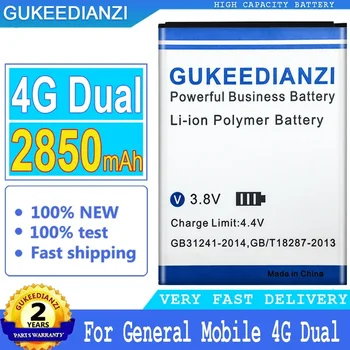 GUKEEDIANZI Akumulatorska Baterija za Splošno Mobile, 4G Dual, GM4G, za Android Eno Celico, Visoke Kakovosti, 2850mAh, Novo