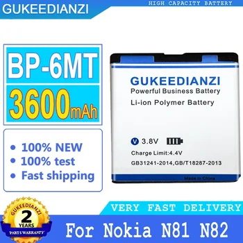 GUKEEDIANZI Baterija za Nokia, 3600mAh, BP-6MT, 6720C, E51, E51i, N78, N82, N81, 5610, 6110, 6720C, E51, E51i, N78, N82,6720