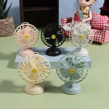Lutke Mini Zlitine Ventilatorja Notranja Oprema Simulacije Fan Lutka Pohištvo Oprema Za Lutke Dekle Igrače Darilo