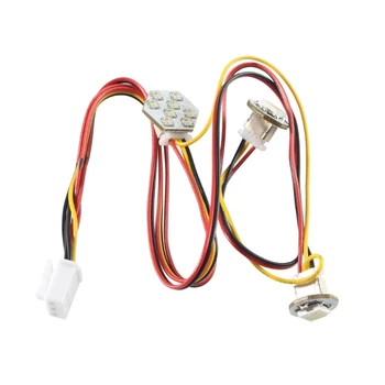 Za Voron2.4 Stealthburner RGBW LED Nadgrajeno RGBW Mini Gumb PCB LED Nameščene s PTFE Kabel DIY