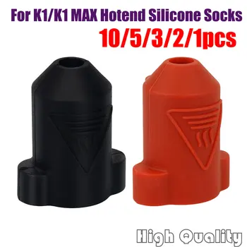 1~10pcs Silikonski Nogavice Za Creality K1/K1 Max Keramični Grelni Blok Kit Debelo K1 Hotend Toplotna Izolacija Primeru Zajema Črno Rdeča