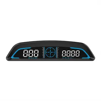 Avto je HUD, Univerzalni merilnik Hitrosti Head-Up Zaslon Digitalni Avto Head-Up Zaslon GPS Vetrobransko steklo Projekcija merilnik Hitrosti Z Več Hitrosti