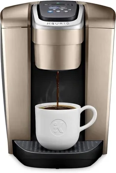 K-Elite Eno Služijo K-Pokal Stroka aparat za Kavo, Brušena Zlato | ZDA | NOVA
