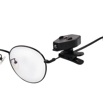 2/3/5 LED Knjiga Luči Posnetek Na Oči Očala za Branje Izkušnje 360 Stopinj Vrtljiv Eyeglass Posnetek Svetlobe