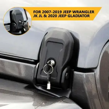 Jidixian Avto Motor Nape Zapah Ujeti z Zaklepanje tipk za Jeep Wrangler Jl Jlu Jt 2018 -2023 Zunanje Ključavnice Nape Dodatki